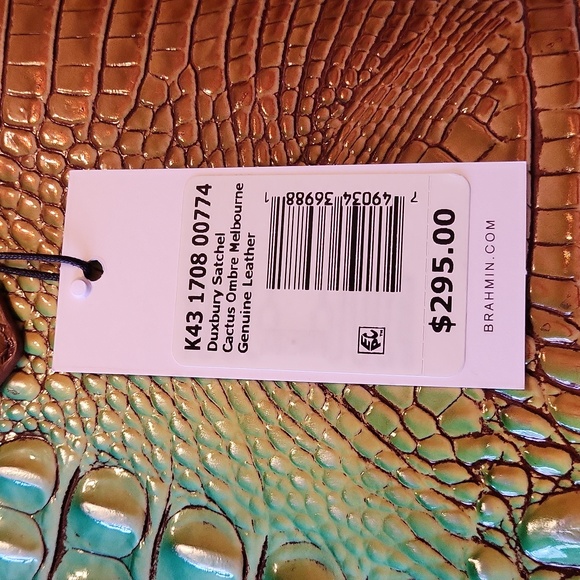 Brahmin Duxbury satchel cactus ombre - Picture 7 of 8